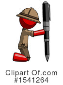 Red Design Mascot Clipart #1541264 by Leo Blanchette