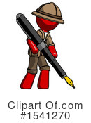 Red Design Mascot Clipart #1541270 by Leo Blanchette