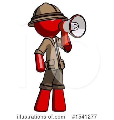 Royalty-Free (RF) Red Design Mascot Clipart Illustration by Leo Blanchette - Stock Sample #1541277