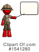 Red Design Mascot Clipart #1541280 by Leo Blanchette