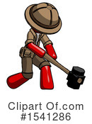 Red Design Mascot Clipart #1541286 by Leo Blanchette