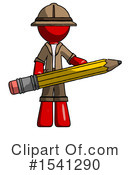 Red Design Mascot Clipart #1541290 by Leo Blanchette