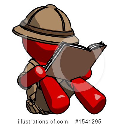 Royalty-Free (RF) Red Design Mascot Clipart Illustration by Leo Blanchette - Stock Sample #1541295