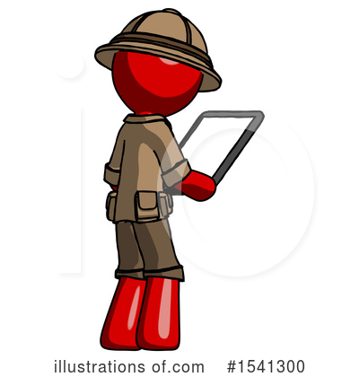 Royalty-Free (RF) Red Design Mascot Clipart Illustration by Leo Blanchette - Stock Sample #1541300