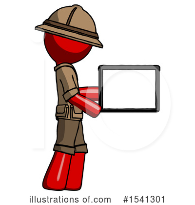Royalty-Free (RF) Red Design Mascot Clipart Illustration by Leo Blanchette - Stock Sample #1541301