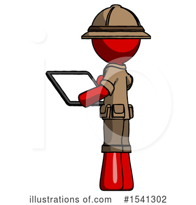 Royalty-Free (RF) Red Design Mascot Clipart Illustration by Leo Blanchette - Stock Sample #1541302