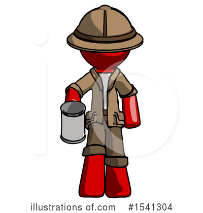 Royalty-Free (RF) Red Design Mascot Clipart Illustration by Leo Blanchette - Stock Sample #1541304