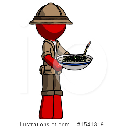 Royalty-Free (RF) Red Design Mascot Clipart Illustration by Leo Blanchette - Stock Sample #1541319