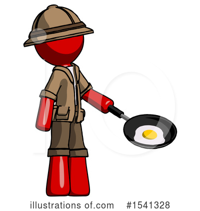 Royalty-Free (RF) Red Design Mascot Clipart Illustration by Leo Blanchette - Stock Sample #1541328