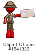 Red Design Mascot Clipart #1541333 by Leo Blanchette