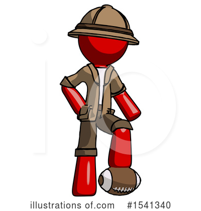 Royalty-Free (RF) Red Design Mascot Clipart Illustration by Leo Blanchette - Stock Sample #1541340