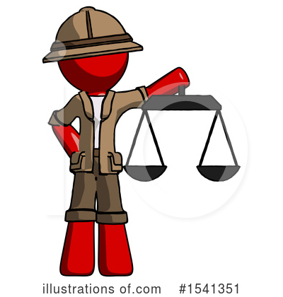 Royalty-Free (RF) Red Design Mascot Clipart Illustration by Leo Blanchette - Stock Sample #1541351