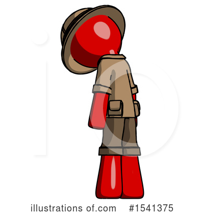Royalty-Free (RF) Red Design Mascot Clipart Illustration by Leo Blanchette - Stock Sample #1541375