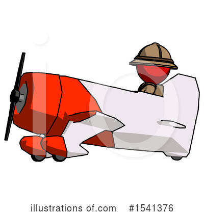 Royalty-Free (RF) Red Design Mascot Clipart Illustration by Leo Blanchette - Stock Sample #1541376
