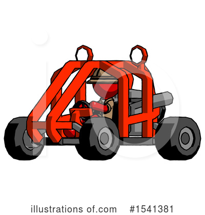 Royalty-Free (RF) Red Design Mascot Clipart Illustration by Leo Blanchette - Stock Sample #1541381