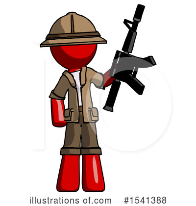 Royalty-Free (RF) Red Design Mascot Clipart Illustration by Leo Blanchette - Stock Sample #1541388