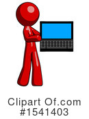Red Design Mascot Clipart #1541403 by Leo Blanchette