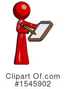 Red Design Mascot Clipart #1545902 by Leo Blanchette