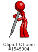 Red Design Mascot Clipart #1545904 by Leo Blanchette
