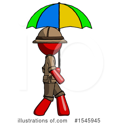 Royalty-Free (RF) Red Design Mascot Clipart Illustration by Leo Blanchette - Stock Sample #1545945