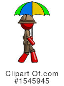 Red Design Mascot Clipart #1545945 by Leo Blanchette