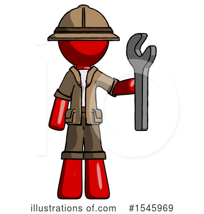 Royalty-Free (RF) Red Design Mascot Clipart Illustration by Leo Blanchette - Stock Sample #1545969