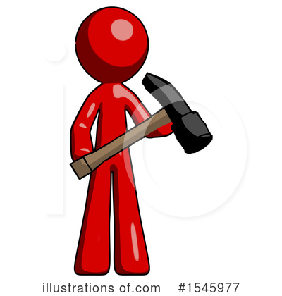 Royalty-Free (RF) Red Design Mascot Clipart Illustration by Leo Blanchette - Stock Sample #1545977