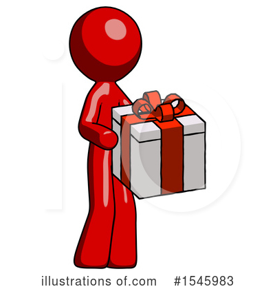 Royalty-Free (RF) Red Design Mascot Clipart Illustration by Leo Blanchette - Stock Sample #1545983