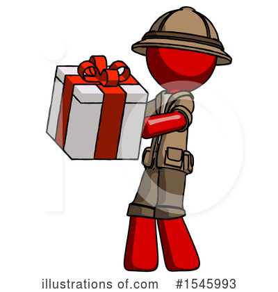 Royalty-Free (RF) Red Design Mascot Clipart Illustration by Leo Blanchette - Stock Sample #1545993
