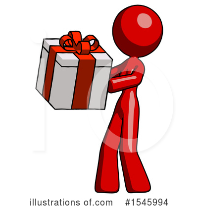 Royalty-Free (RF) Red Design Mascot Clipart Illustration by Leo Blanchette - Stock Sample #1545994
