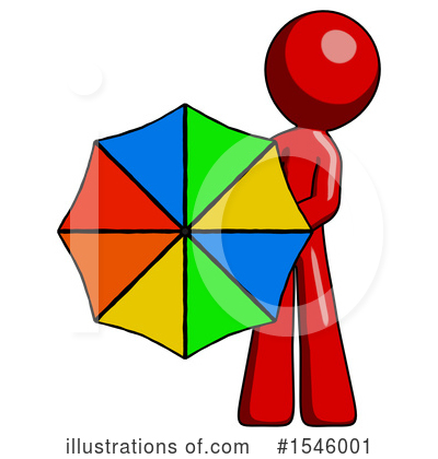 Royalty-Free (RF) Red Design Mascot Clipart Illustration by Leo Blanchette - Stock Sample #1546001