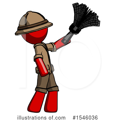 Royalty-Free (RF) Red Design Mascot Clipart Illustration by Leo Blanchette - Stock Sample #1546036