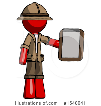 Royalty-Free (RF) Red Design Mascot Clipart Illustration by Leo Blanchette - Stock Sample #1546041