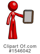 Red Design Mascot Clipart #1546042 by Leo Blanchette