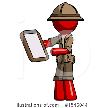 Royalty-Free (RF) Red Design Mascot Clipart Illustration by Leo Blanchette - Stock Sample #1546044