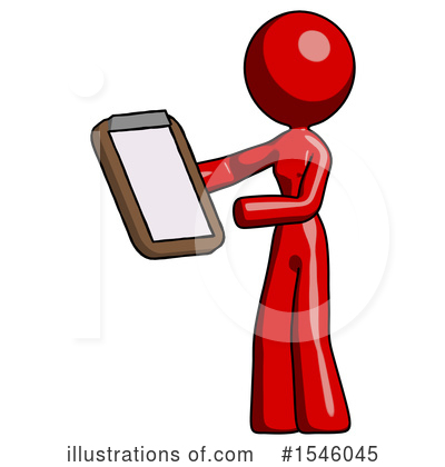 Royalty-Free (RF) Red Design Mascot Clipart Illustration by Leo Blanchette - Stock Sample #1546045