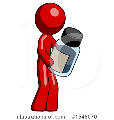 Royalty-Free (RF) Red Design Mascot Clipart Illustration by Leo Blanchette - Stock Sample #1546070