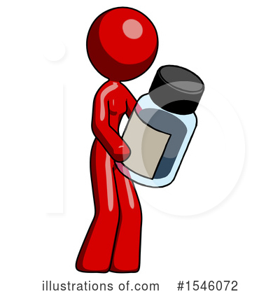 Royalty-Free (RF) Red Design Mascot Clipart Illustration by Leo Blanchette - Stock Sample #1546072