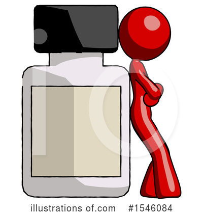 Royalty-Free (RF) Red Design Mascot Clipart Illustration by Leo Blanchette - Stock Sample #1546084