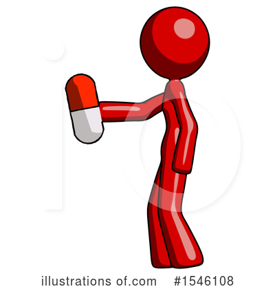 Royalty-Free (RF) Red Design Mascot Clipart Illustration by Leo Blanchette - Stock Sample #1546108