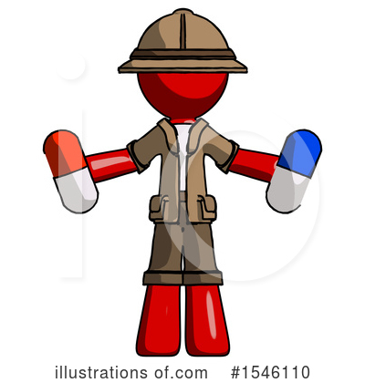 Royalty-Free (RF) Red Design Mascot Clipart Illustration by Leo Blanchette - Stock Sample #1546110