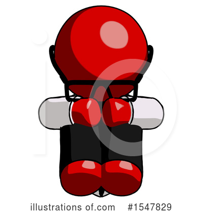 Royalty-Free (RF) Red Design Mascot Clipart Illustration by Leo Blanchette - Stock Sample #1547829