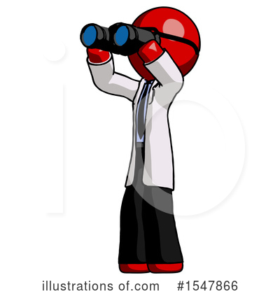 Royalty-Free (RF) Red Design Mascot Clipart Illustration by Leo Blanchette - Stock Sample #1547866