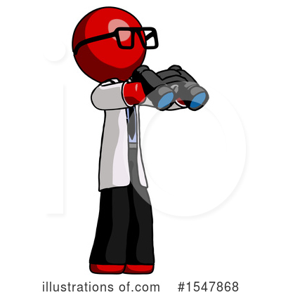 Royalty-Free (RF) Red Design Mascot Clipart Illustration by Leo Blanchette - Stock Sample #1547868