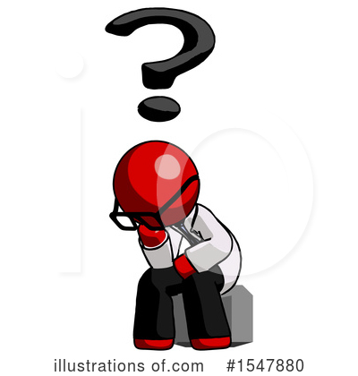 Royalty-Free (RF) Red Design Mascot Clipart Illustration by Leo Blanchette - Stock Sample #1547880