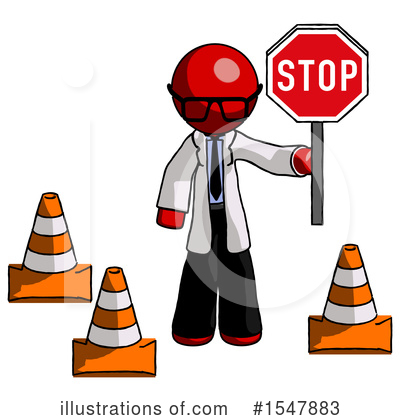 Royalty-Free (RF) Red Design Mascot Clipart Illustration by Leo Blanchette - Stock Sample #1547883
