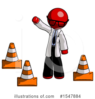 Royalty-Free (RF) Red Design Mascot Clipart Illustration by Leo Blanchette - Stock Sample #1547884