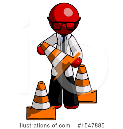 Royalty-Free (RF) Red Design Mascot Clipart Illustration by Leo Blanchette - Stock Sample #1547885
