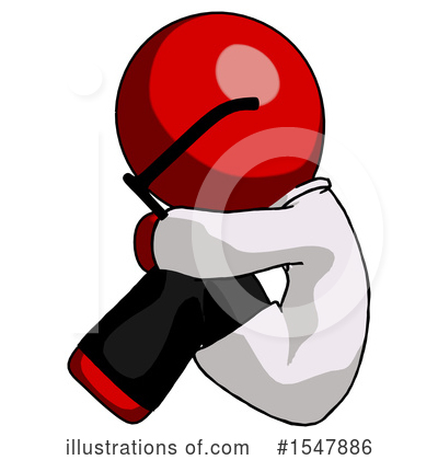 Royalty-Free (RF) Red Design Mascot Clipart Illustration by Leo Blanchette - Stock Sample #1547886