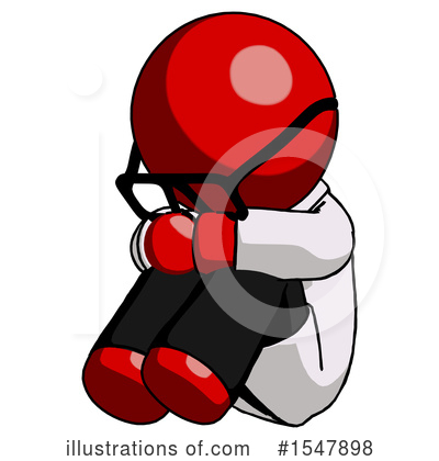 Royalty-Free (RF) Red Design Mascot Clipart Illustration by Leo Blanchette - Stock Sample #1547898